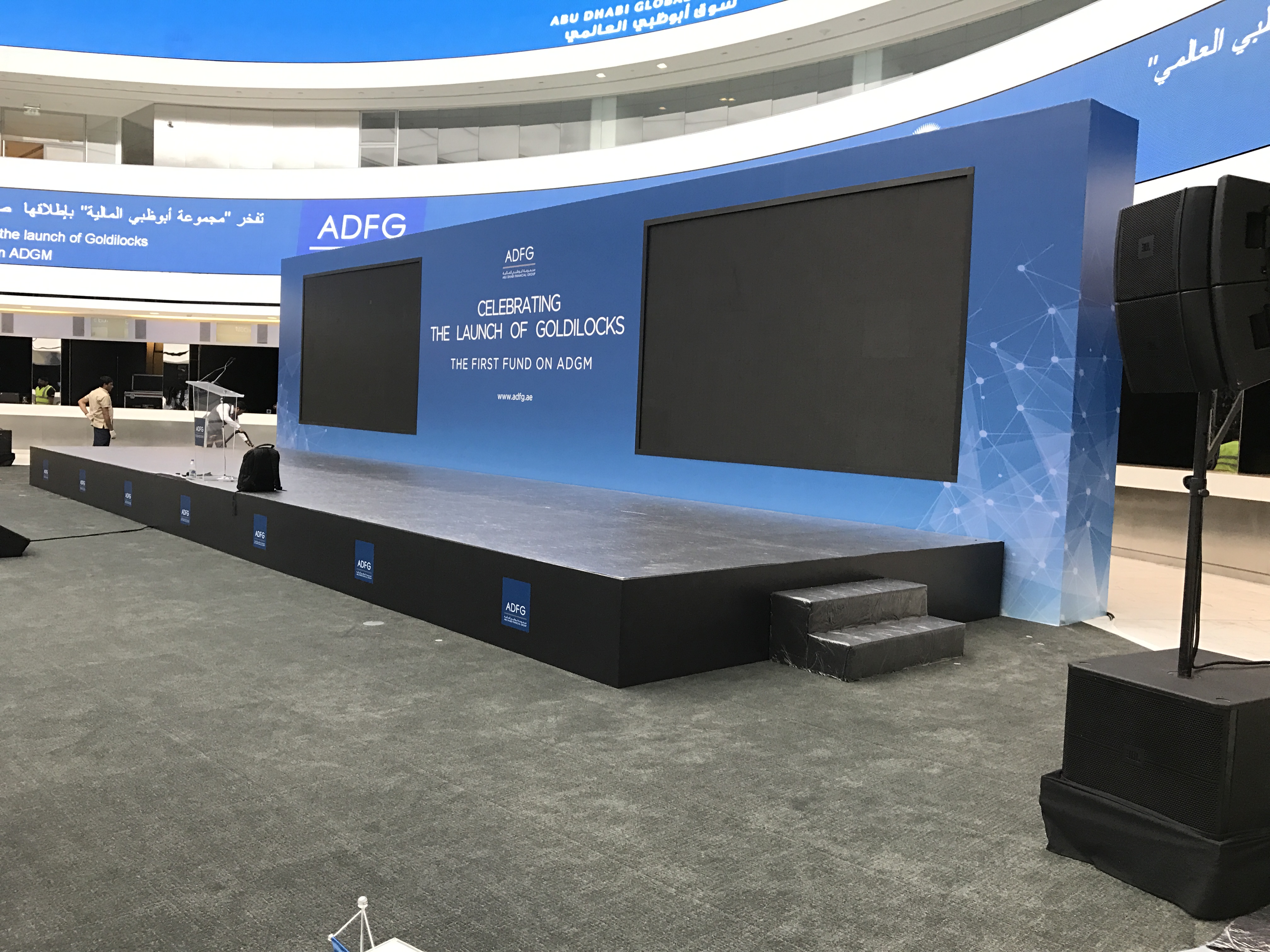 Abu Dhabi Financial Group Backdrop